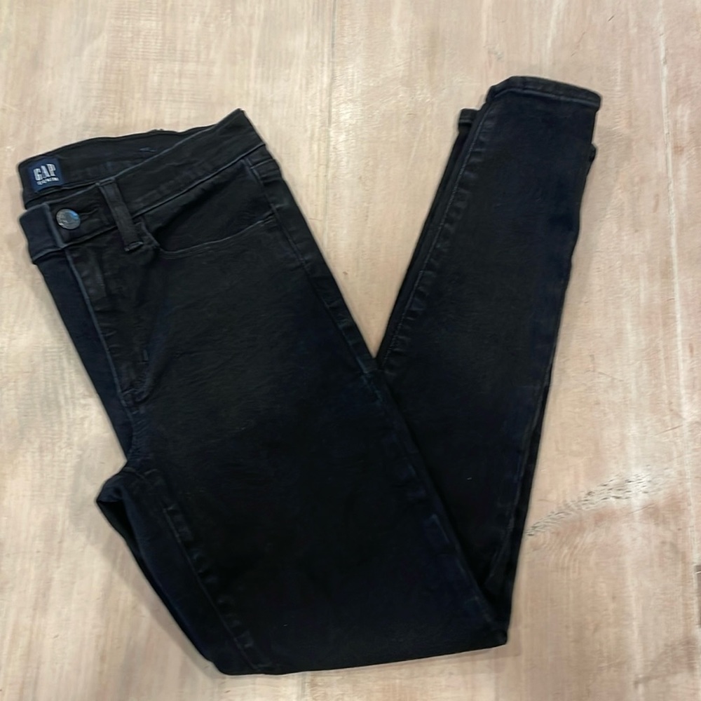 GAP 1968 black denim jeans | Size 6 28R